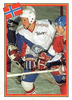 1993 Semic Hockey VM/Jaakiekon MM (Swedish/Finnish) Stickers #240 Ole Eskild Dahlstrom Front