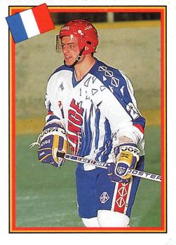 1993 Semic Hockey VM/Jaakiekon MM (Swedish/Finnish) Stickers #253 Eric Durand Front