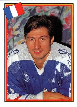 1993 Semic Hockey VM/Jaakiekon MM (Swedish/Finnish) Stickers #255 Denis Perez Front