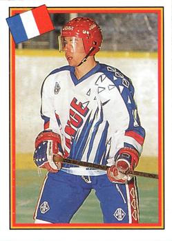 1993 Semic Hockey VM/Jaakiekon MM (Swedish/Finnish) Stickers #257 Michael Babin Front