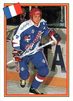 1993 Semic Hockey VM/Jaakiekon MM (Swedish/Finnish) Stickers #258 Stephane Barin Front