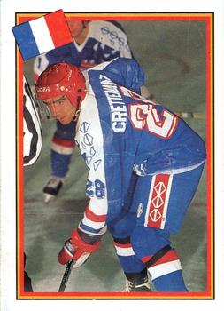 1993 Semic Hockey VM/Jaakiekon MM (Swedish/Finnish) Stickers #260 Yves Crettenand Front