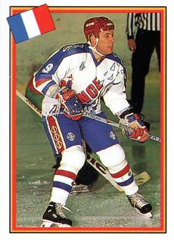 1993 Semic Hockey VM/Jaakiekon MM (Swedish/Finnish) Stickers #263 Patrick Dunn Front