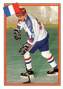 1993 Semic Hockey VM/Jaakiekon MM (Swedish/Finnish) Stickers #264 Franck Pajonkowski Front
