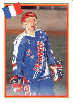 1993 Semic Hockey VM/Jaakiekon MM (Swedish/Finnish) Stickers #265 Pierre Pousse Front