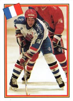 1993 Semic Hockey VM/Jaakiekon MM (Swedish/Finnish) Stickers #267 Christophe Ville Front