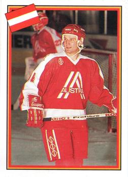 1993 Semic Hockey VM/Jaakiekon MM (Swedish/Finnish) Stickers #274 Martin Krainz Front