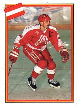 1993 Semic Hockey VM/Jaakiekon MM (Swedish/Finnish) Stickers #277 Friedrich Ganster Front
