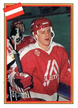1993 Semic Hockey VM/Jaakiekon MM (Swedish/Finnish) Stickers #285 Gerhard Puschnik Front