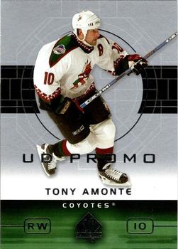 2002-03 SP Authentic - UD Promos #70 Tony Amonte Front