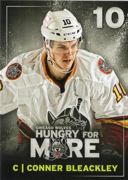 2016-17 Vienna Beef Chicago Wolves (AHL) #NNO Conner Bleackley Front