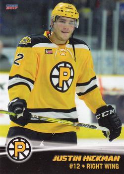 2016-17 Choice Providence Bruins (AHL) #11 Justin Hickman Front