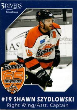 2016-17 Fort Wayne Komets (ECHL) #1 Shawn Szydlowski Front