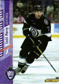 2016-17 Rieck's Printing Reading Royals (ECHL) #6 Todd Perry Front