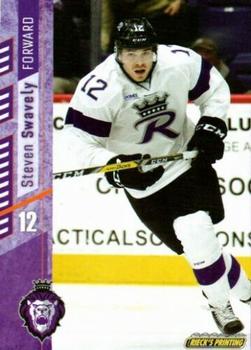 2016-17 Rieck's Printing Reading Royals (ECHL) #9 Steven Swavely Front