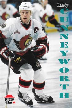 1996-97 Pizza Hut Ottawa Senators Postcards #NNO Randy Cunneyworth Front