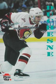 1996-97 Pizza Hut Ottawa Senators Postcards #NNO Steve Duchesne Front