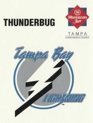 1992-93 Tampa Bay Lightning #NNO Thunderbug Back