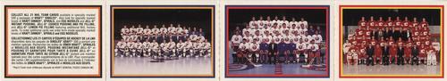 1990-91 Kraft - Panels #108 / 103 / 94 Album Order / St. Louis Blues / New York Islanders / Calgary Flames Front