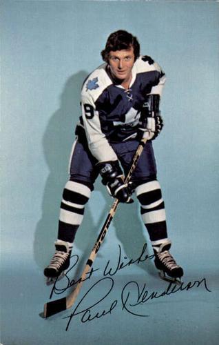 1973-74 Toronto Maple Leafs #NNO Paul Henderson Front
