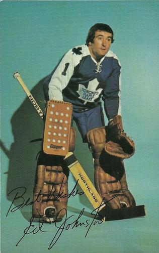1973-74 Toronto Maple Leafs #NNO Ed Johnston Front