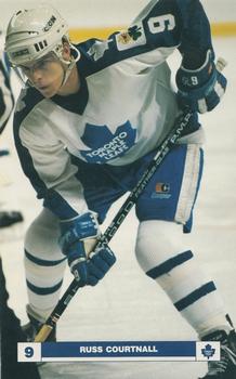 1987-88 Toronto Maple Leafs Oversized #NNO Russ Courtnall Front