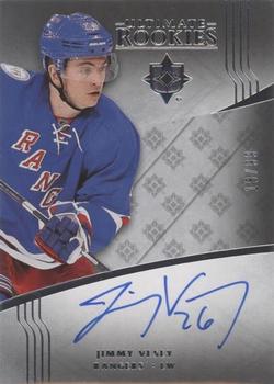 2016-17 Upper Deck Ultimate Collection - z Ultimate Rookies Autographs #153 Jimmy Vesey Front