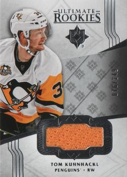 2016-17 Upper Deck Ultimate Collection - Ultimate Rookies Jersey Silver #142 Tom Kuhnhackl Front