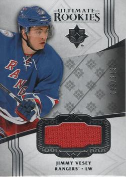 2016-17 Upper Deck Ultimate Collection - Ultimate Rookies Jersey Silver #153 Jimmy Vesey Front