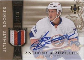 2016-17 Upper Deck Ultimate Collection - 2006-07 Retro Ultimate Rookies Autographed Patch #RRJ-AB Anthony Beauvillier Front