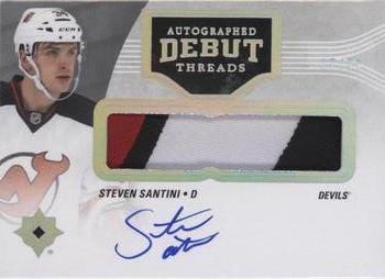 2016-17 Upper Deck Ultimate Collection - Autographed Debut Threads Patch #DT-SS Steven Santini Front