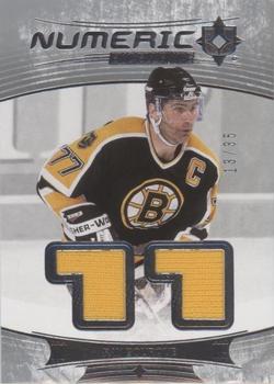 2016-17 Upper Deck Ultimate Collection - Numeric Excellence Jersey #NE-RB Ray Bourque Front