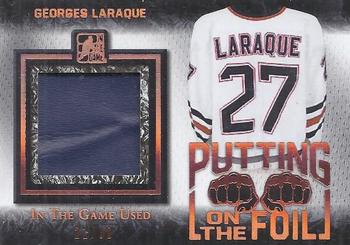 2017 Leaf In The Game Used - Putting on the Foil #PF-07 Georges Laraque Front