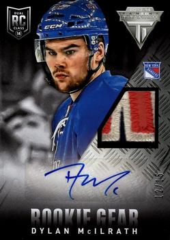 2013-14 Panini Rookie Anthology - Titanium Update Rookie Gear Autograph Patch #RA-DMI Dylan McIlrath Front