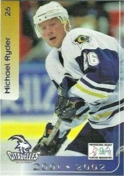 2001-02 Cartes, Timbres et Monnaies Sainte-Foy Quebec Citadelles (AHL) #13 Michael Ryder Front