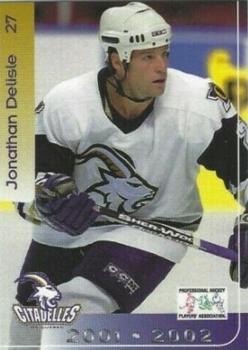 2001-02 Cartes, Timbres et Monnaies Sainte-Foy Quebec Citadelles (AHL) #14 Jonathan Delisle Front