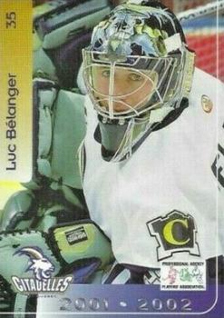 2001-02 Cartes, Timbres et Monnaies Sainte-Foy Quebec Citadelles (AHL) #18 Luc Belanger Front