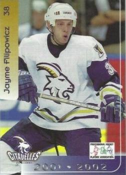 2001-02 Cartes, Timbres et Monnaies Sainte-Foy Quebec Citadelles (AHL) #19 Jayme Filipowicz Front