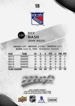  2017-18 O-Pee-Chee Rick Nash #370 NM Near Mint New York Rangers  : Collectibles & Fine Art