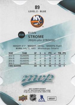 2017-18 Upper Deck MVP - Colors and Contours #89 Ryan Strome Back