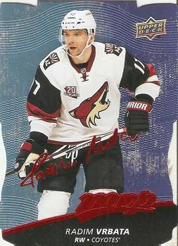 2017-18 Upper Deck MVP - Colors and Contours #123 Radim Vrbata Front