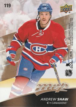 2017-18 Upper Deck MVP - Puzzle Backs #119 Andrew Shaw Front