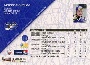 2011-12 OFS Plus #13 Miroslav Holec Back