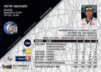 2011-12 OFS Plus #85 Petr Nedved Back
