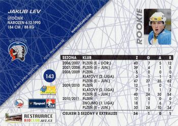 2011-12 OFS Plus #143 Jakub Lev Back