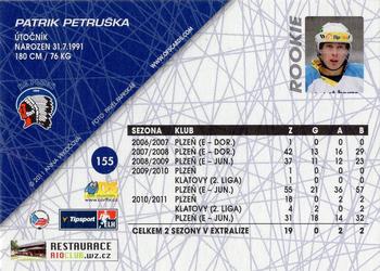 2011-12 OFS Plus #155 Patrik Petruska Back