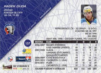2011-12 OFS Plus #157 Radek Duda Back