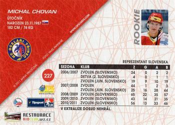 2011-12 OFS Plus #227 Michal Chovan Back