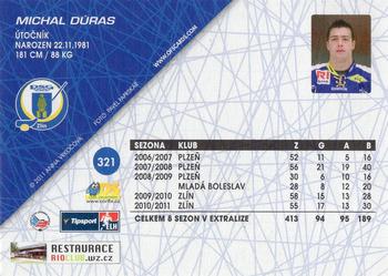 2011-12 OFS Plus #321 Michal Duras Back