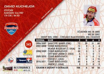 2011-12 OFS Plus #342 David Kuchejda Back